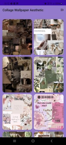 Collage Wallpaper Aesthetic для Android — скриншот 4