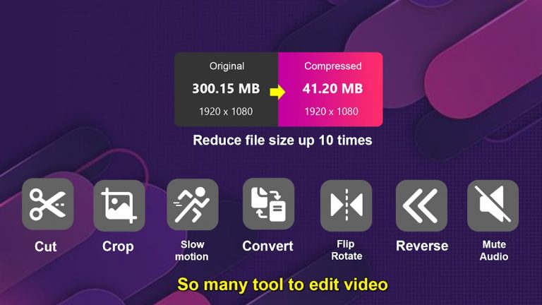 Compress Video — Video Resizer для Android — скриншот 1