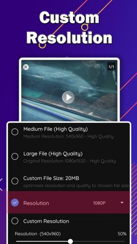 Compress Video — Video Resizer для Android — скриншот 3