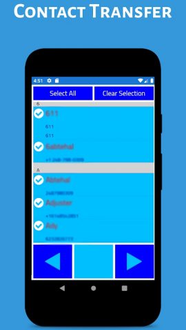 Контакты и передача файлов для Android — скриншот 2