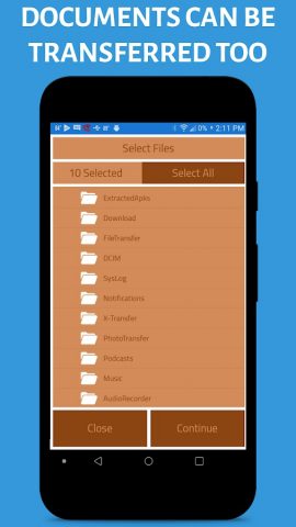 Контакты и передача файлов для Android — скриншот 5