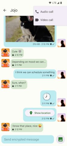 Conversations (Jabber / XMPP) для Android — скриншот 2