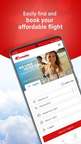 Corendon Airlines для Android — скриншот 1