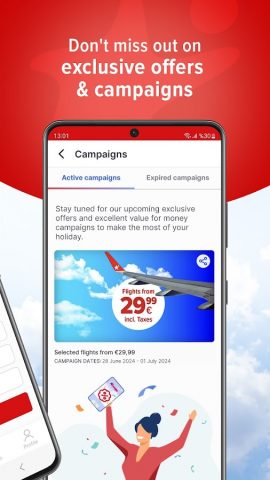 Corendon Airlines для Android — скриншот 2