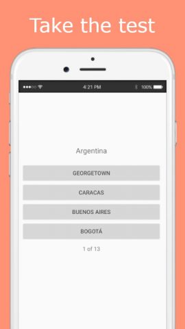 Страны и столицы Мира — игра для Android — скриншот 3