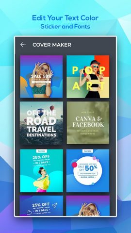 Cover Photo Maker : Post Maker для Android — скриншот 1