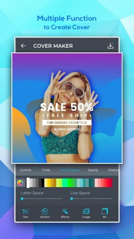 Cover Photo Maker : Post Maker для Android — скриншот 3