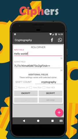 Cryptography для Android — скриншот 5