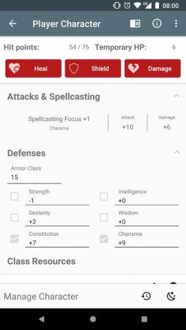 D&D Session Assistant для Android — скриншот 1