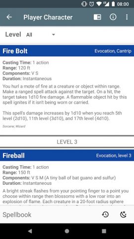 D&D Session Assistant для Android — скриншот 2