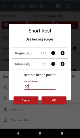 D&D Session Assistant для Android — скриншот 4