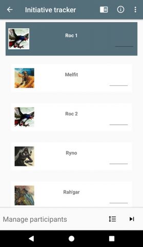 D&D Session Assistant для Android — скриншот 5