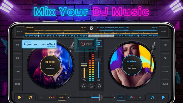 DJ Музыкальный микшер для Android — скриншот 2