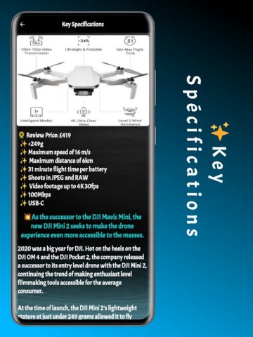 DJI Fly App-Guide для Android — скриншот 3