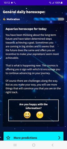Ежедневный гороскоп Водолей для Android — скриншот 4