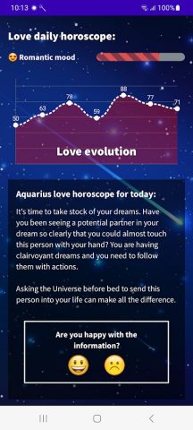 Ежедневный гороскоп Водолей для Android — скриншот 5