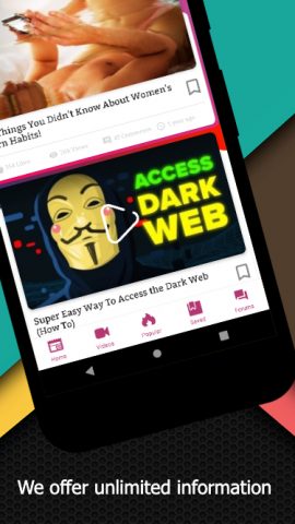 Dark web tor : Darknet для Android — скриншот 2