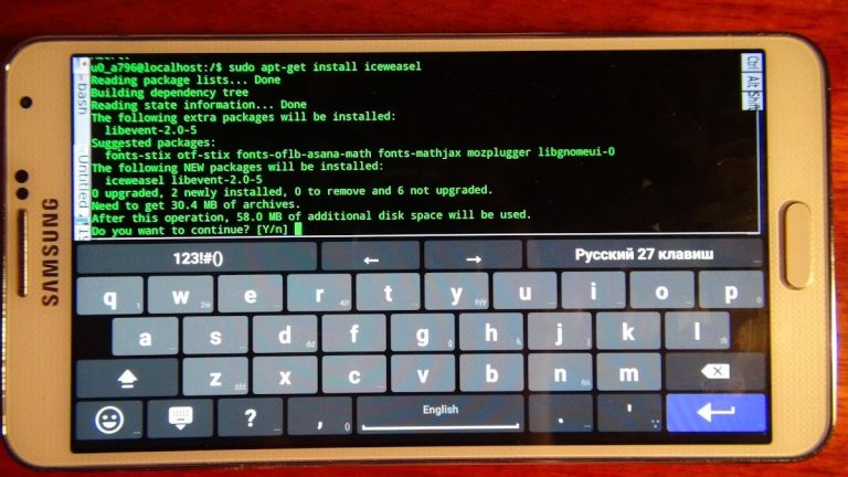 Debian noroot для Android — скриншот 4