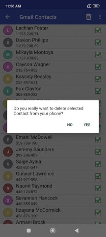 Delete all Phonebook Contacts для Android — скриншот 4