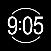 Deniz: Big clock full screen для Android