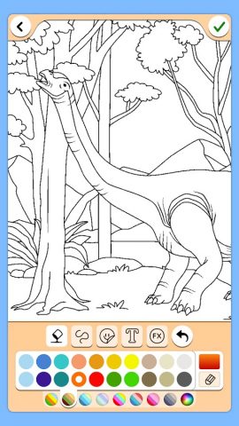 игра цвета динозавра для Android — скриншот 4