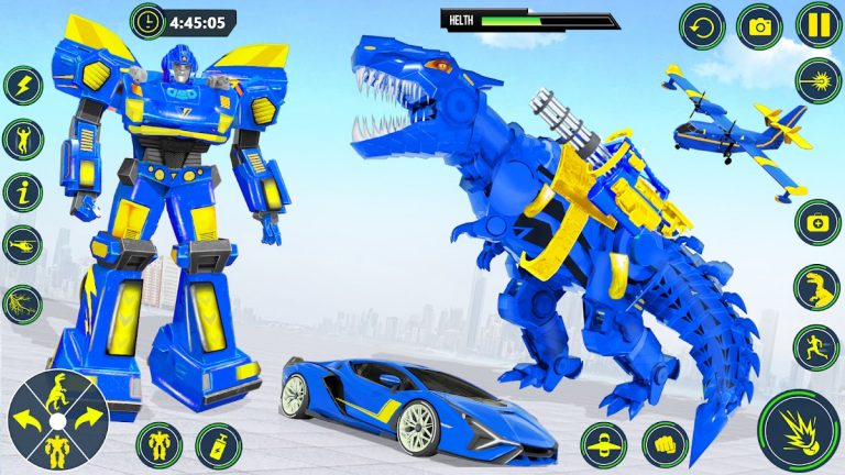 Dino Transform Robot Car Game для Android — скриншот 5