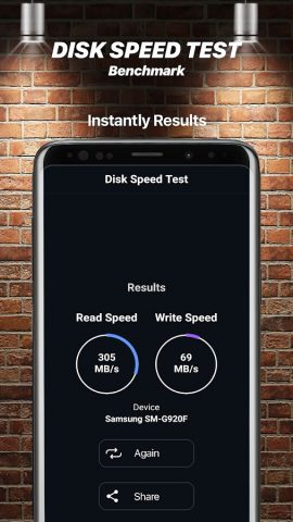 Disk Speed Test для Android — скриншот 2