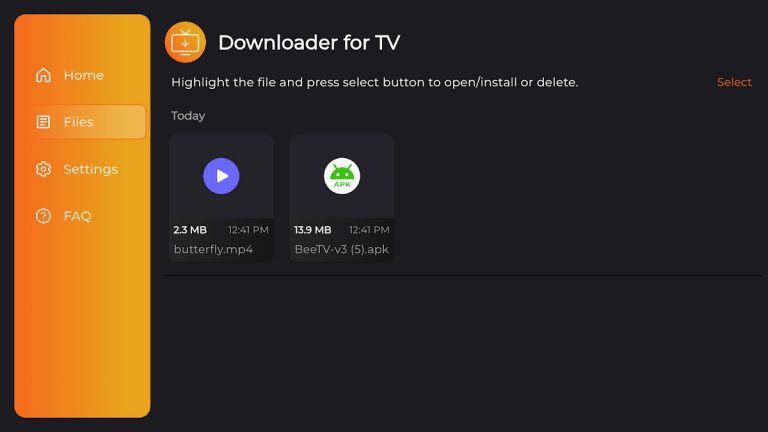 Downloader for TV для Android — скриншот 2