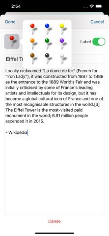 Draw Maps: Map Notes для iOS — скриншот 4