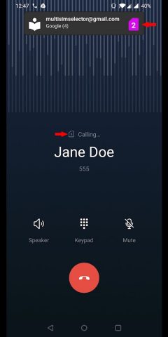 Dual Sim / Multi Sim Selector для Android — скриншот 2