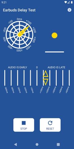 Earbuds Delay Test для Android — скриншот 1