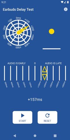 Earbuds Delay Test для Android — скриншот 2