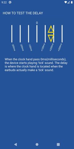 Earbuds Delay Test для Android — скриншот 4