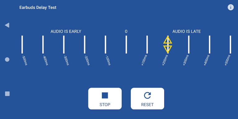 Earbuds Delay Test для Android — скриншот 5