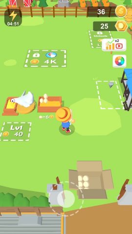 Egg Farm Tycoon для Android — скриншот 1