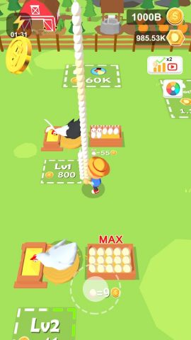 Egg Farm Tycoon для Android — скриншот 2