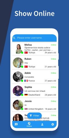 Elele — реальный чат для Android — скриншот 3