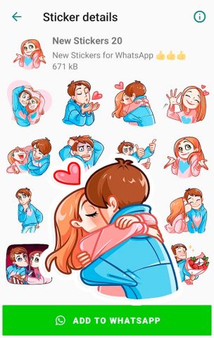 Эмодзи стикеры для ватсап для Android — скриншот 2