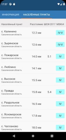 Eqalert для Android — скриншот 4