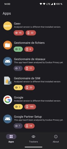 Exodus для Android — скриншот 1