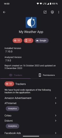 Exodus для Android — скриншот 3
