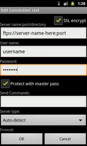 FTP Plugin for Total Commander для Android — скриншот 1