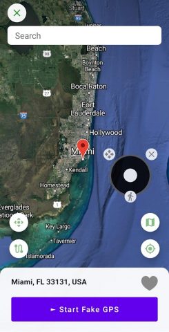 Fake GPS Location Spoofer для Android — скриншот 2