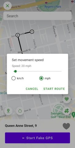 Fake GPS Location Spoofer для Android — скриншот 4