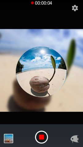 FishEyeVideo для Android — скриншот 1