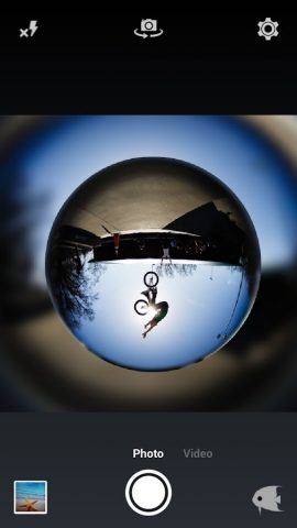 FishEyeVideo для Android — скриншот 3