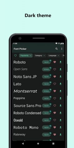 Font Picker — cкачать шрифт для Android — скриншот 5