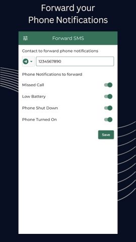 Forward SMS для Android — скриншот 3