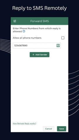 Forward SMS для Android — скриншот 4