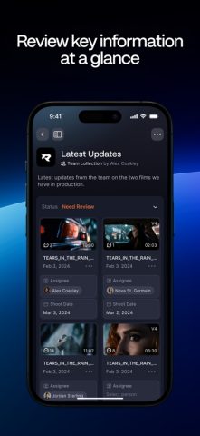 Frame.io для iOS — скриншот 2